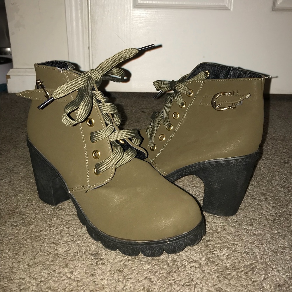 Green booties